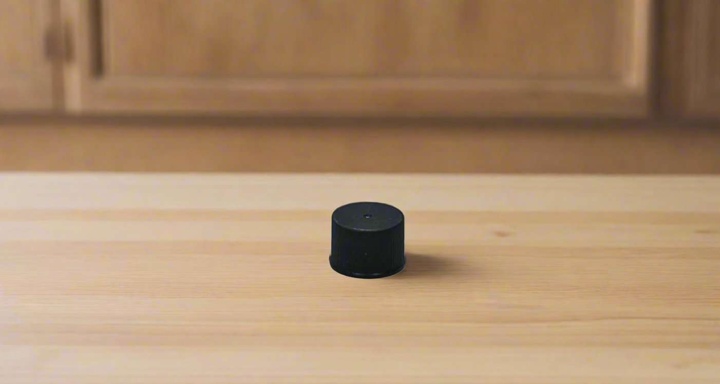 1 oz plastic amber bottle