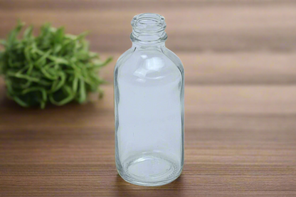 2 oz empty glass bottle