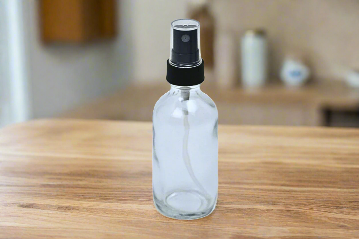 2 oz empty glass bottle