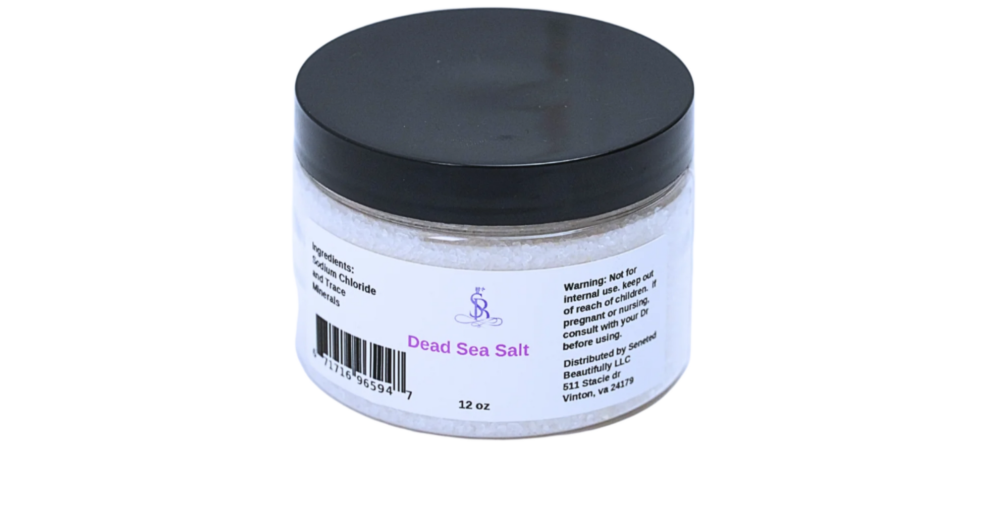 12 oz Dead Sea Salt fine